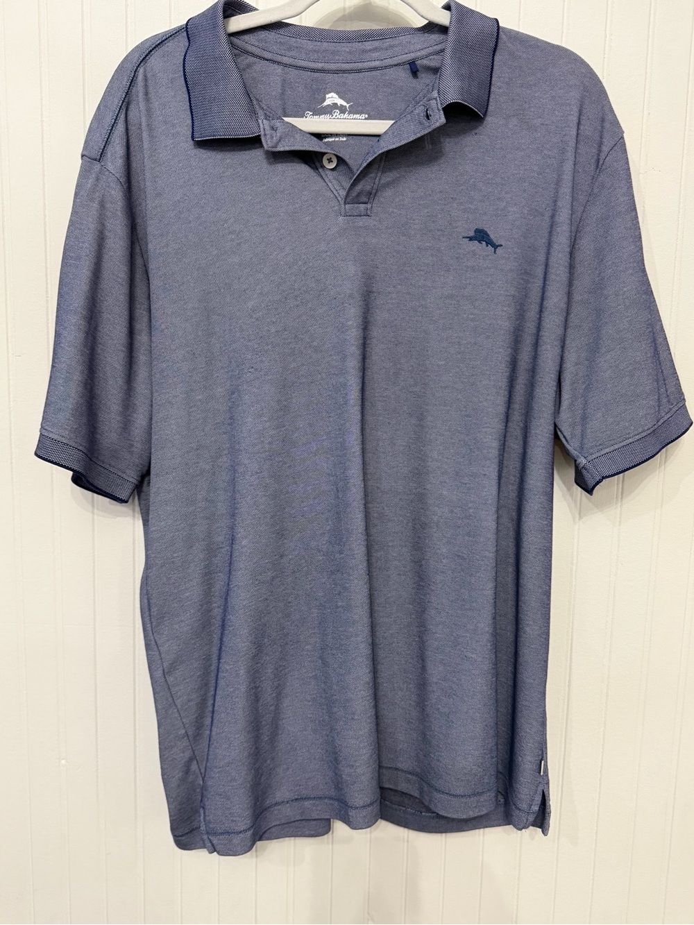 Tommy Bahama Men's XLT Blue Polo Short Sleeve Polo Shirt Casual Golf